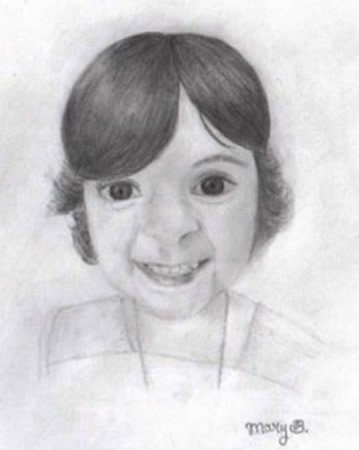 Evelyn Drawing by Mary M. Brockenbrough